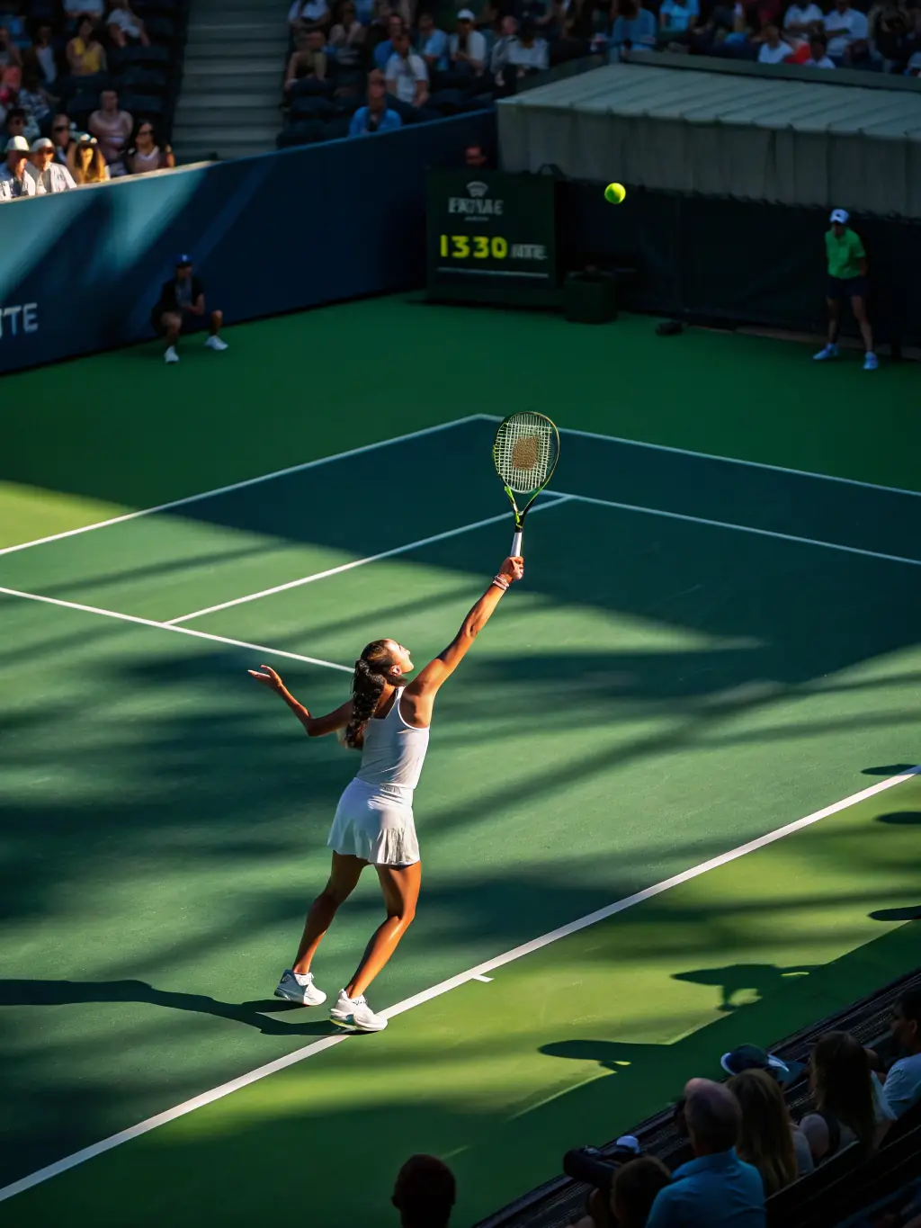 A dynamic shot of a player competing in a club tournament, highlighting the competitive opportunities available.